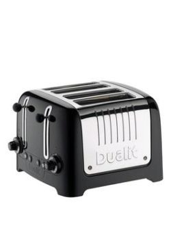 Dualit 46205 Lite 4-Slice Toaster - Black High Gloss
